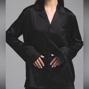 nwt skims xs satin sleep shirt